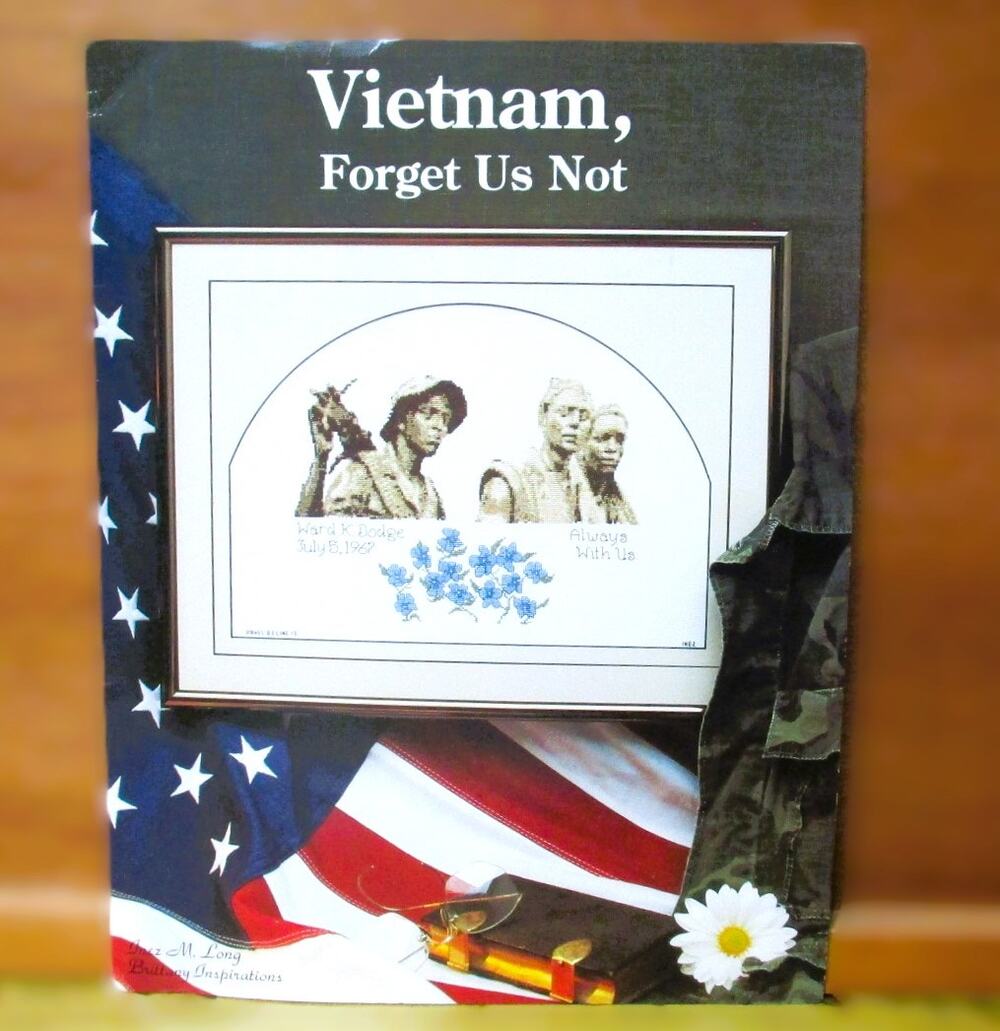 Brittany Inspirations Cross Stitch Kit Vietnam Forget Us Not Design by Inez Long